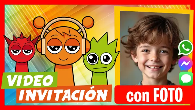 Video Invitación Editable de SPRUNKI