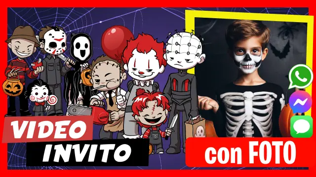 Video Invito Modificabile Halloween
