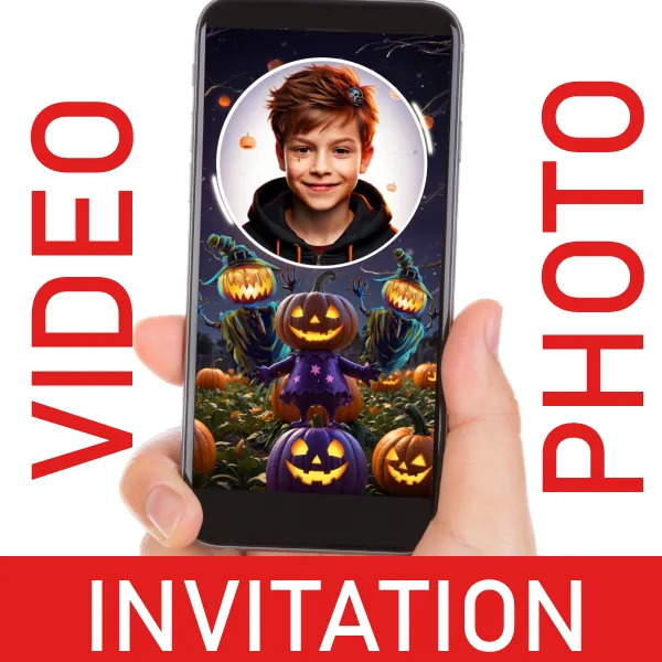 Halloween Video Invitation for Birthdays