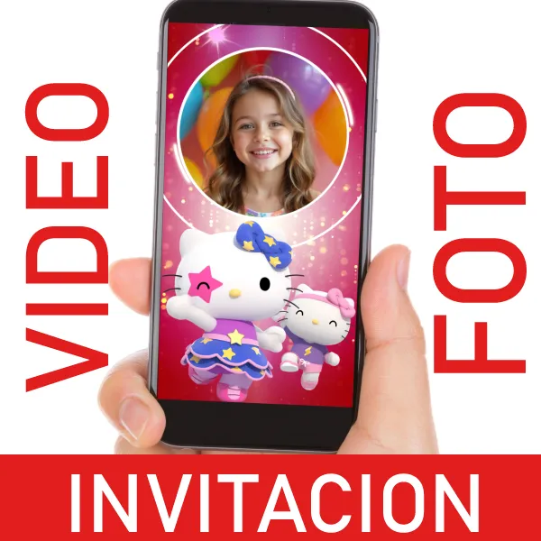 Video Invitación Hello Kitty para Cumpleaños