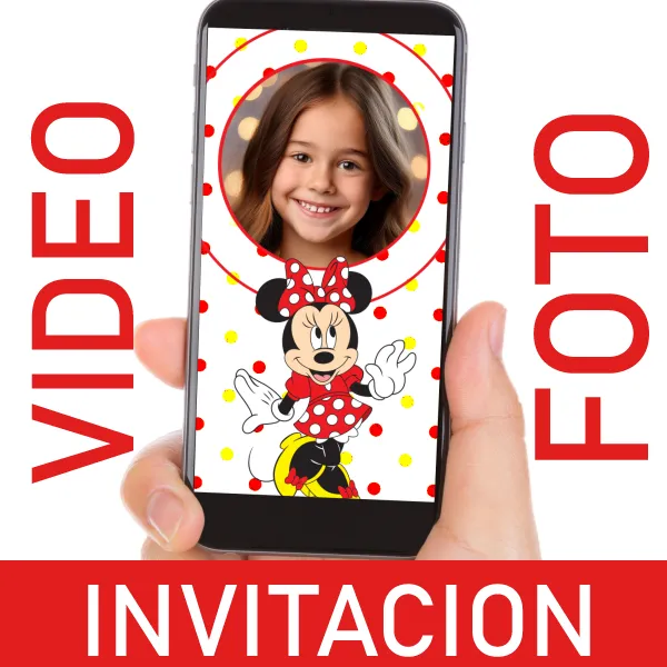Video Invitación Minnie para Cumpleaños