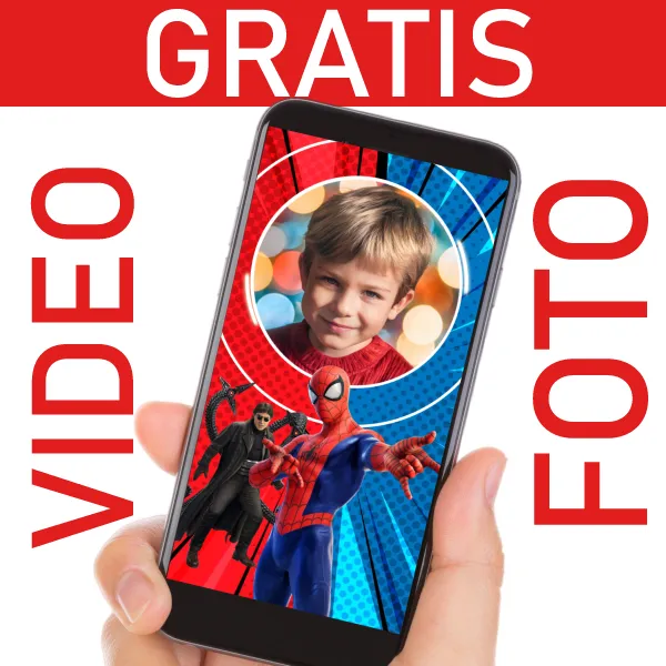 Video Invitación Spiderman Hombre Araña GRATIS para Cumpleaños
