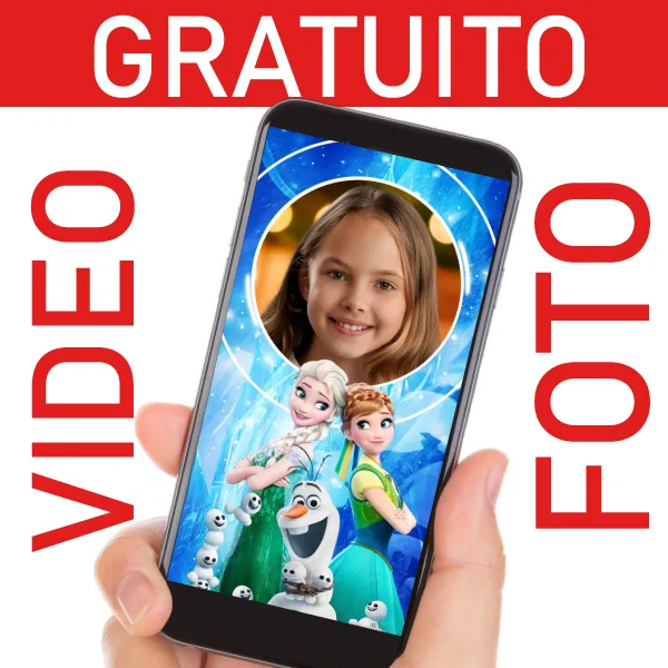 Video invito Frozen GRATUITO per compleanni