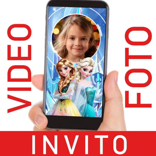 Frozen Video Invito per Compleanni